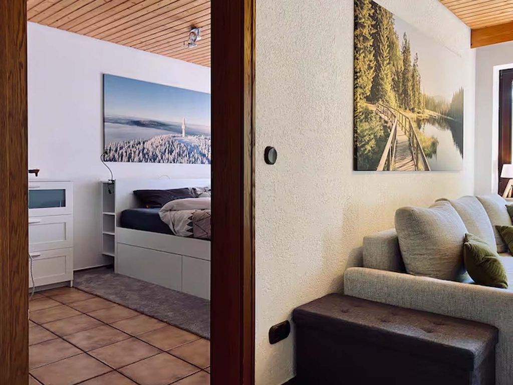 Übergang Wohnzimmer zu Schlafzimmer