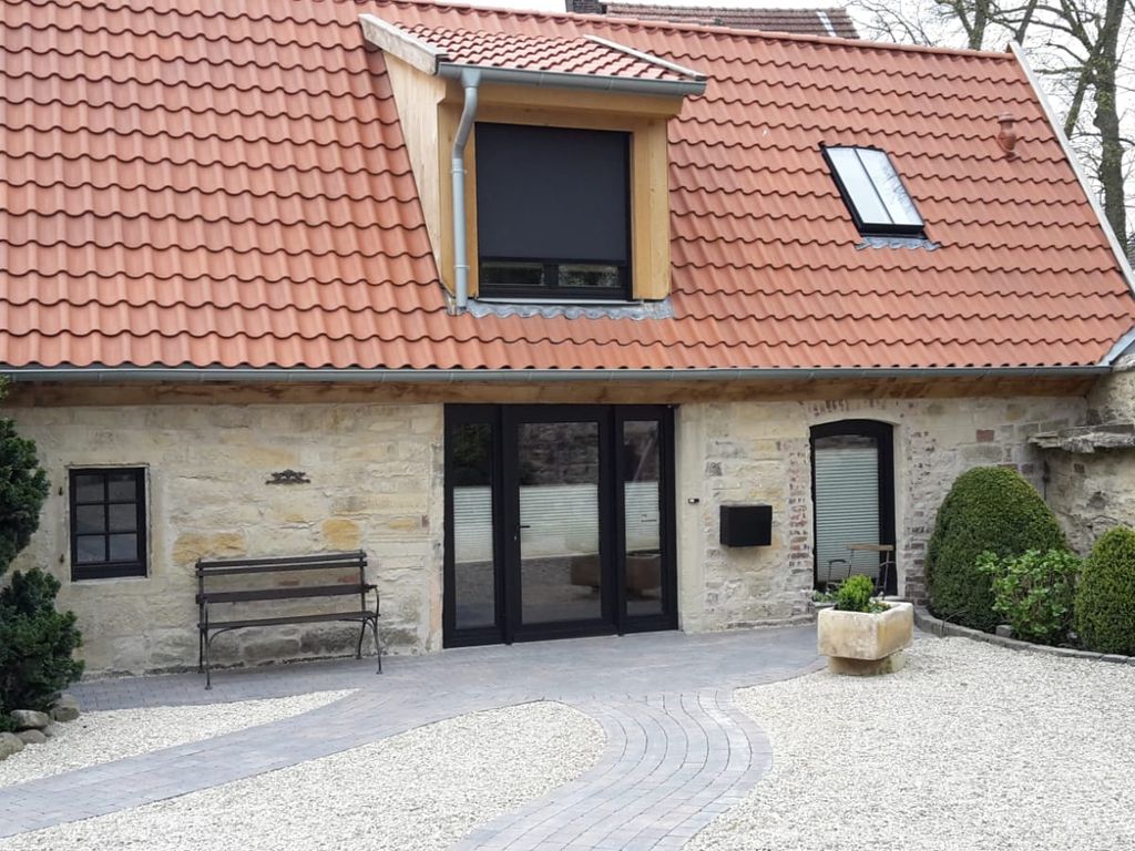 Eingang Ferienhaus Sandsteintraum Billerbeck
