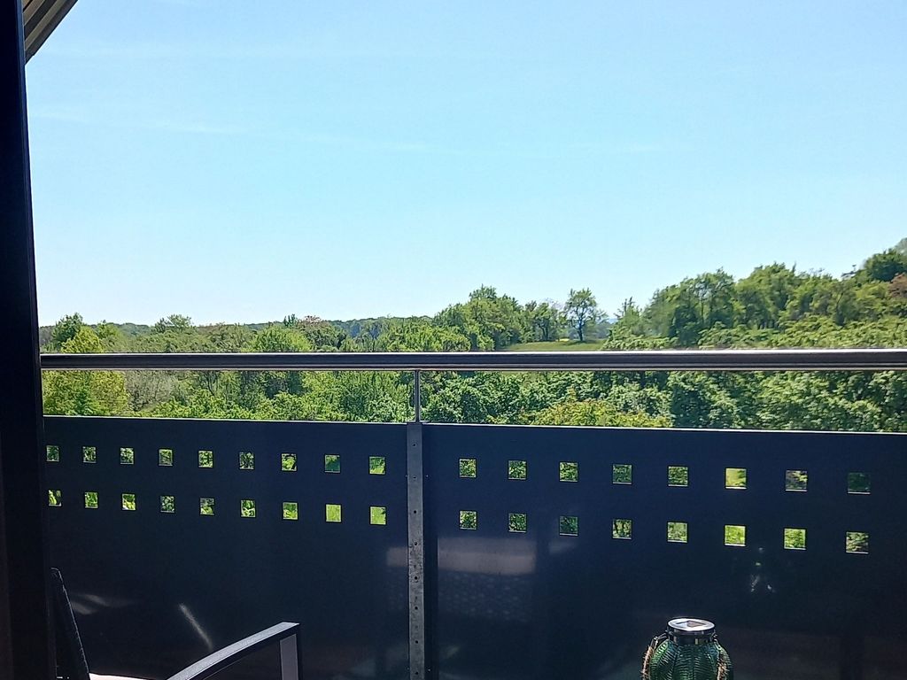 Ausblick vom Balkon