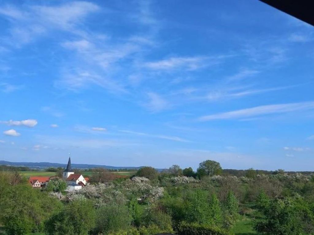 Ausblick Dachgeschoss Ferienwohnung