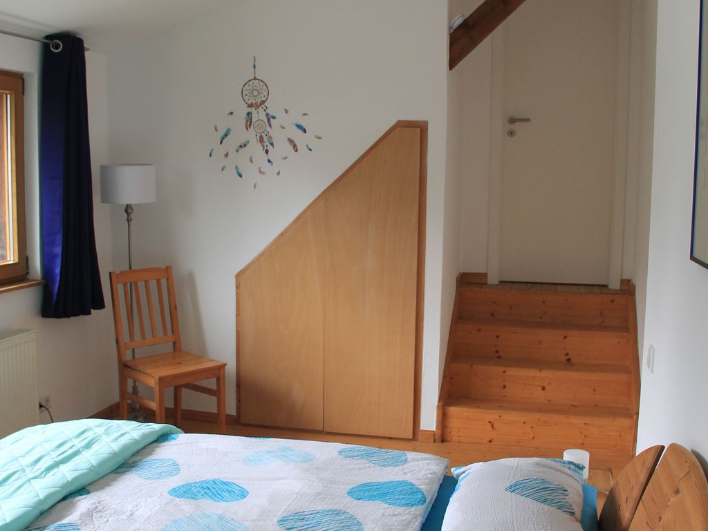 Schlafzimmer in der Ferienwohnung Obelix in Haltern am See