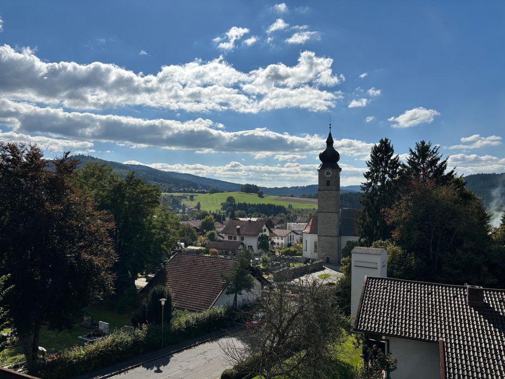 Blick vom Balkon