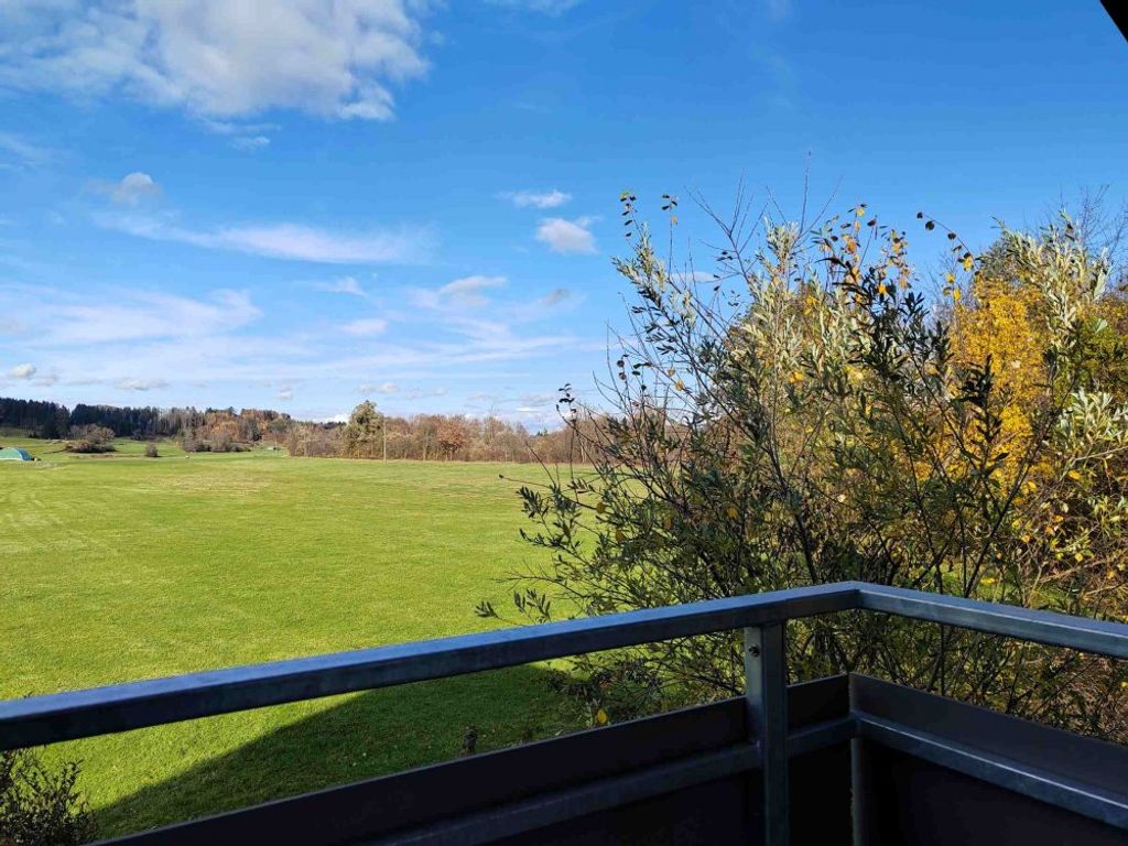 Nordbalkon Ausblick Wiese