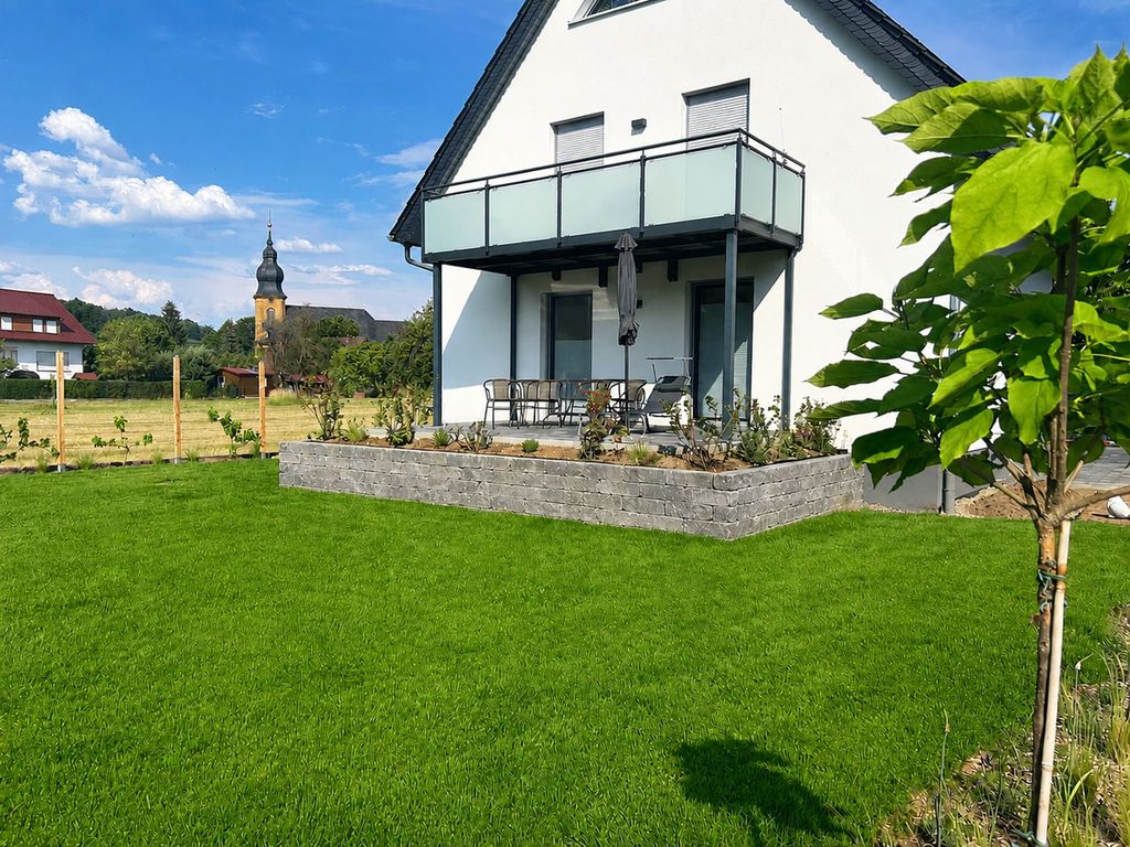 Blick auf Terrasse