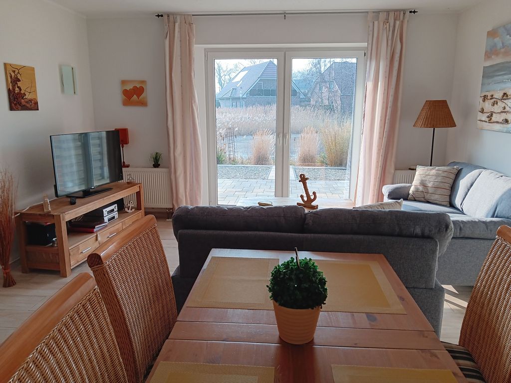 Wohnzimmer Ferienwohnung Seerose