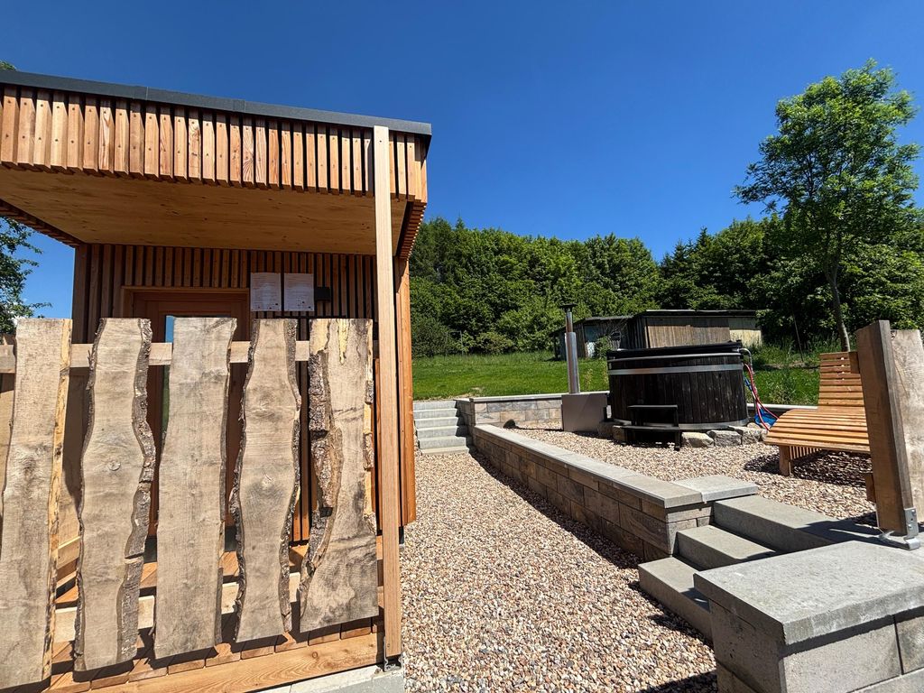 Hot Tube und Gartens