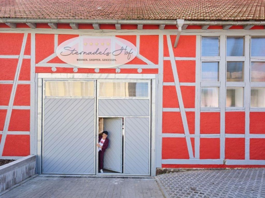 Hofeingang zur Sternadels Hof bei Mühlhausen