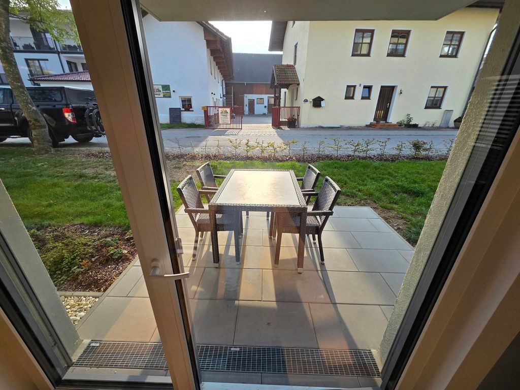 Terasse 1 Ferienwohnung Eagle - Eazy Handicap Bad Füssing