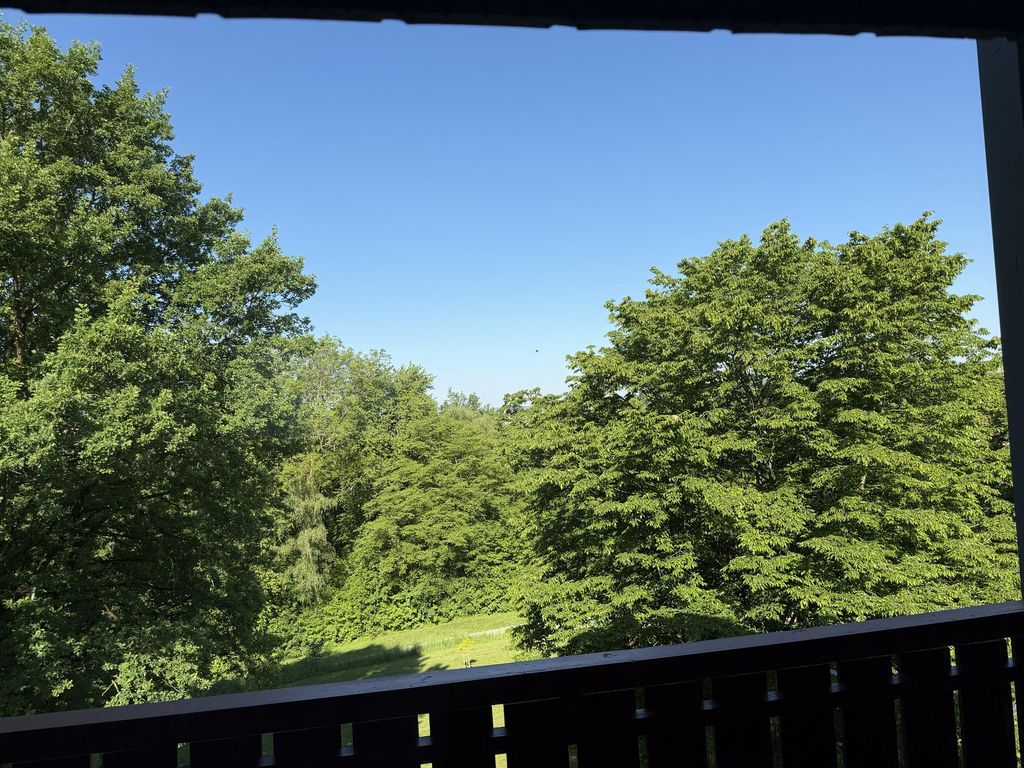 Aussicht vom Balkon