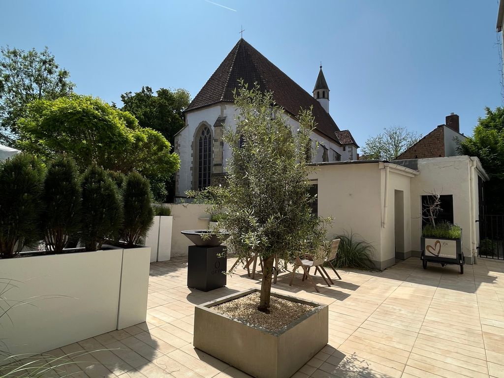 Innenhof Pure Highlight Living Steinfurt