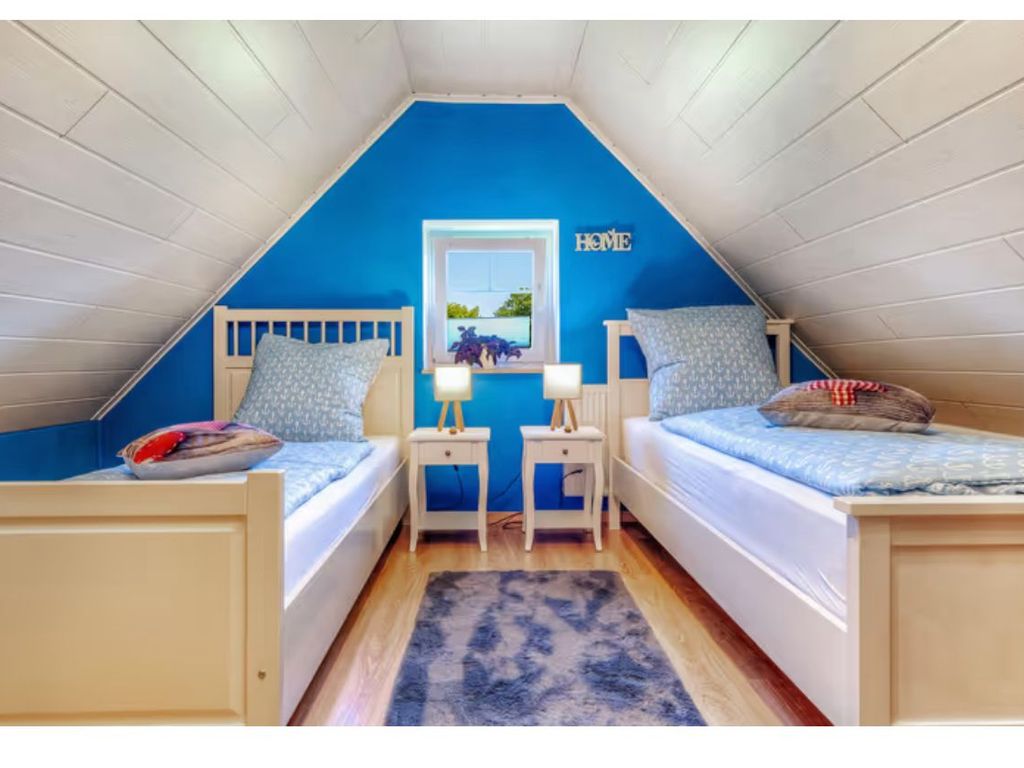Schlafzimmer 4 im Landhaus Up'n Wall in Mettingen