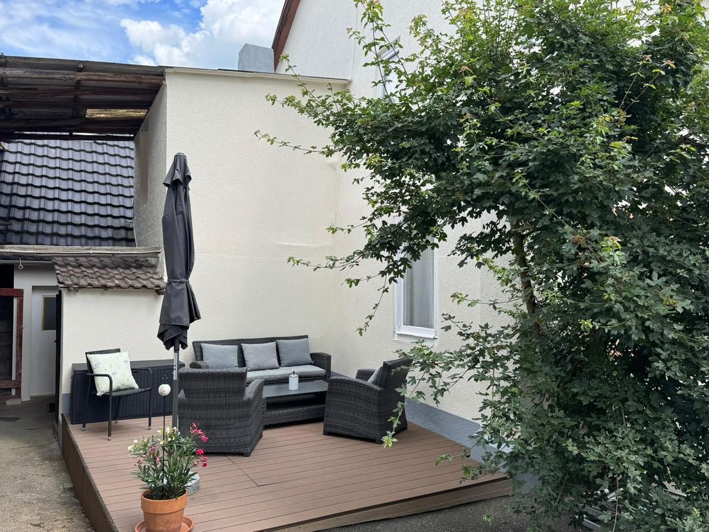 Terrasse im Innenhof
