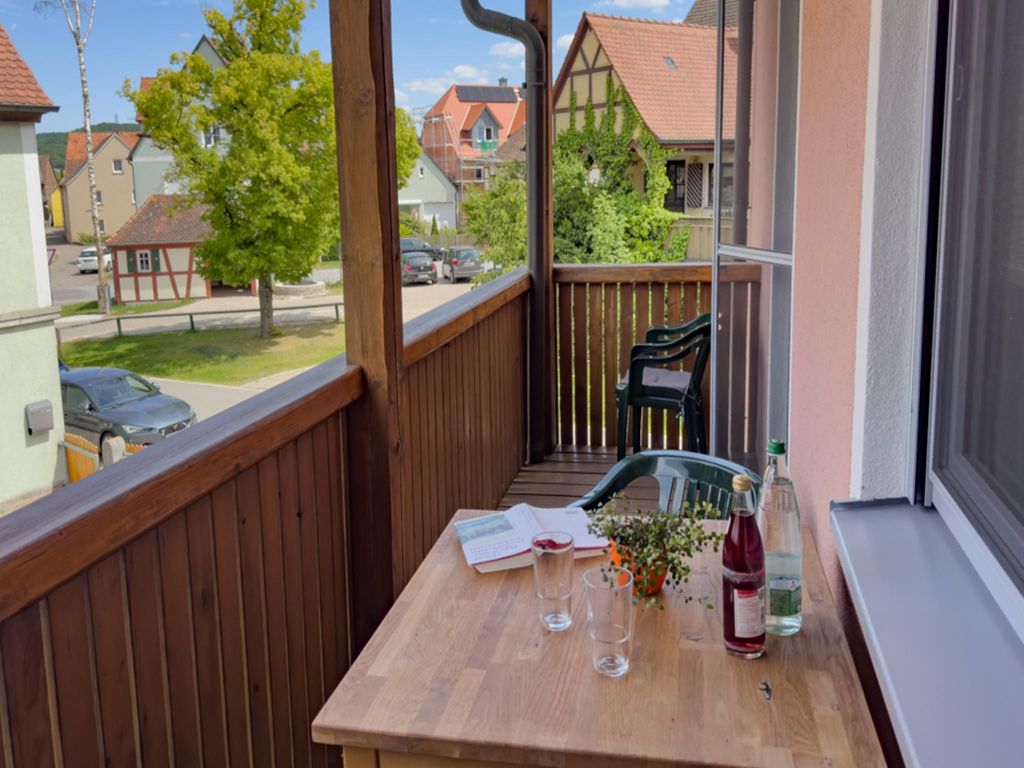 Kleiner Balkon zum D
