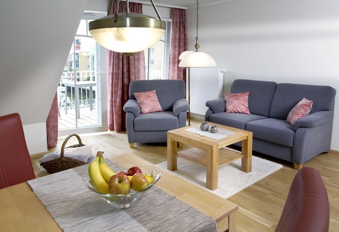 Wohnung 312 Rote Rosen, 44 qm, 2 Zimmer, max. 2 Personen