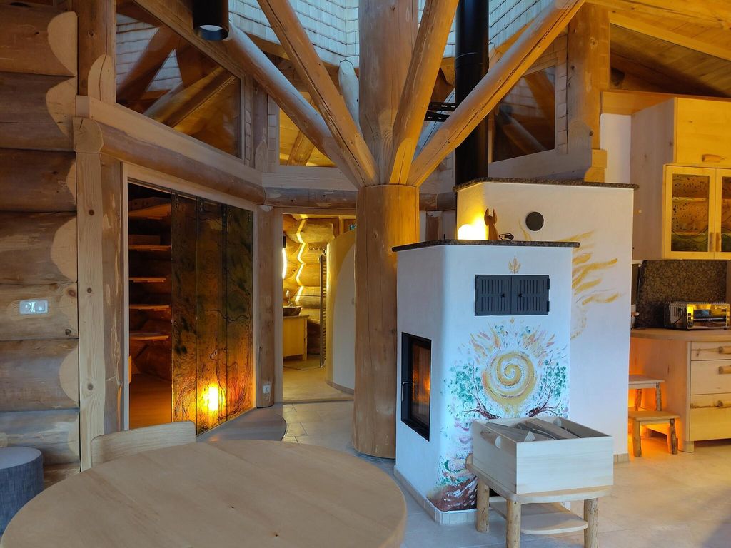 Kaminofen im Zentrum
