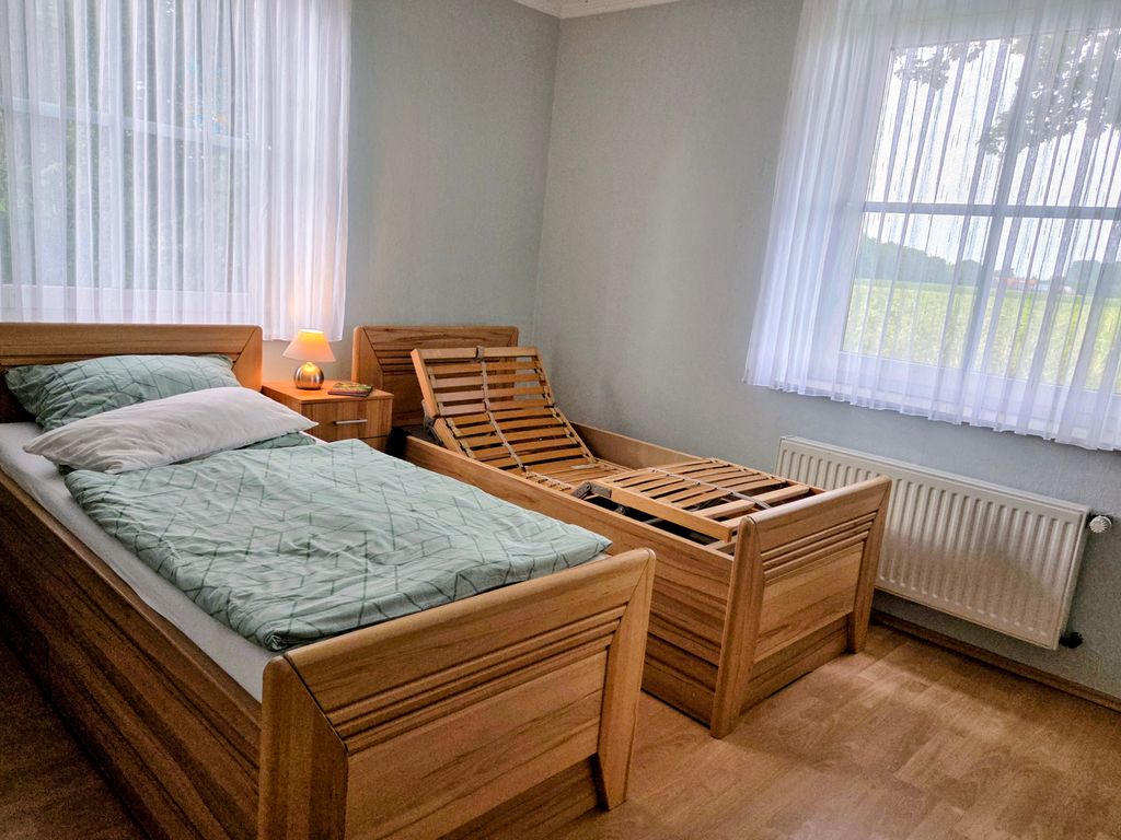 Verstellbare Betten in der Ferienwohnung Wohnen auf dem Land in Rosendahl