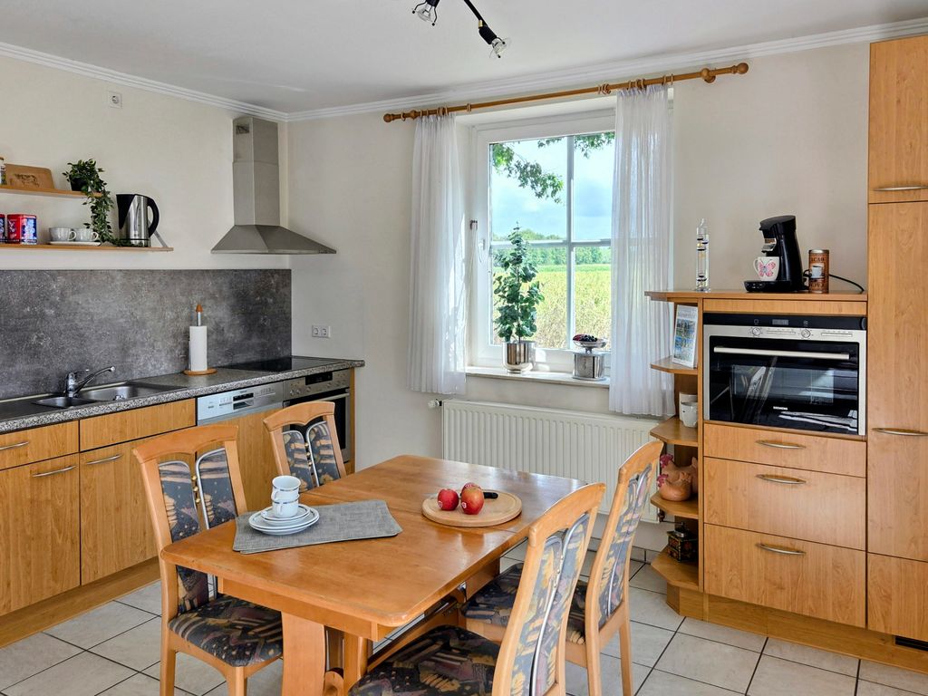 Küche in der Ferienwohnung Wohnen auf dem Land in Rosendahl