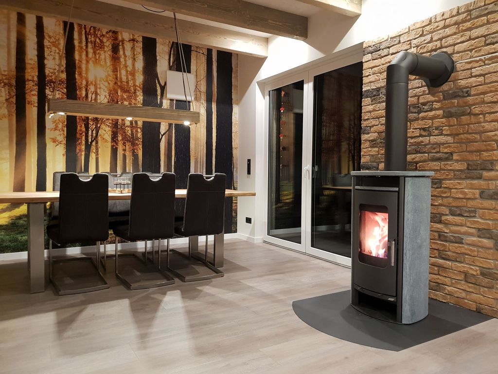 Kamin im Wohn/Essbereich