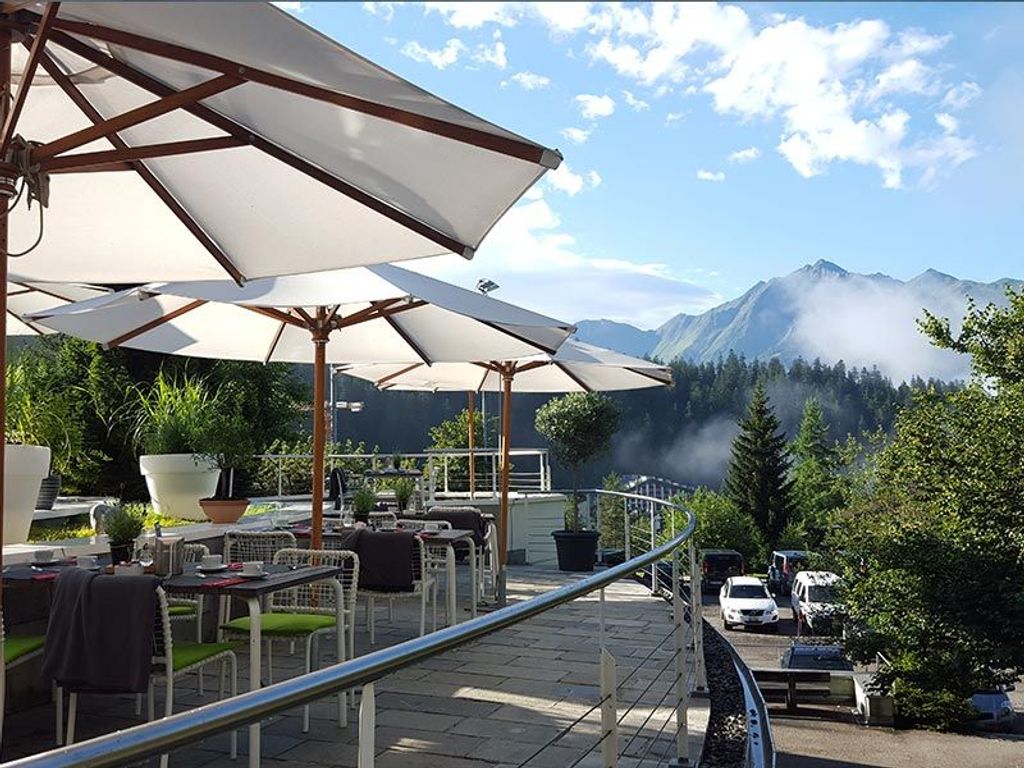Terrasse im Sommer
