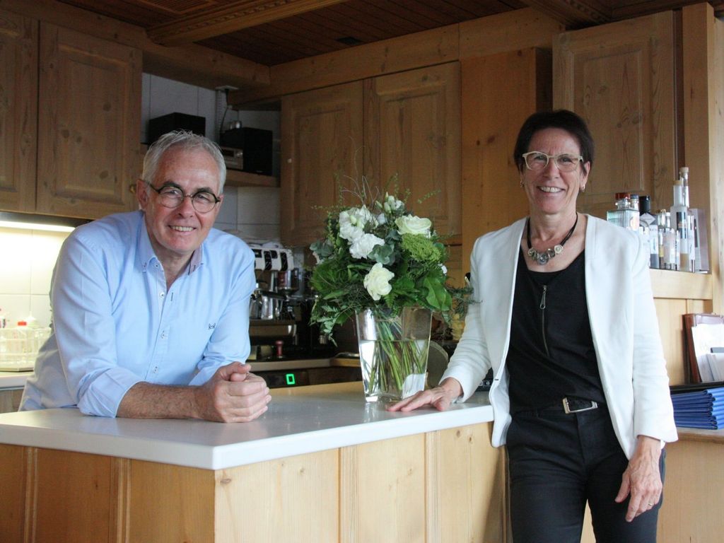 Die Gastgeber Corina und Guido Sgier