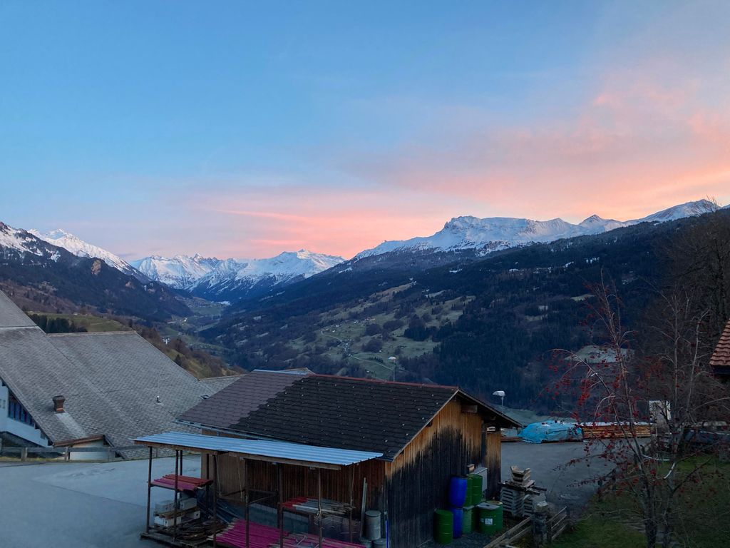 Blick vom Balkon