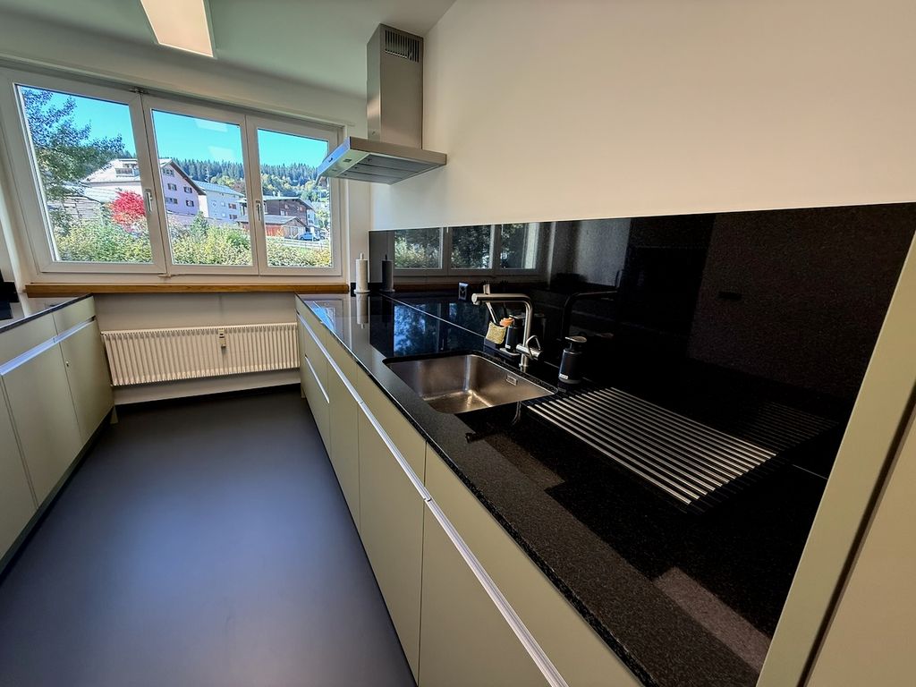 Kitchen with view