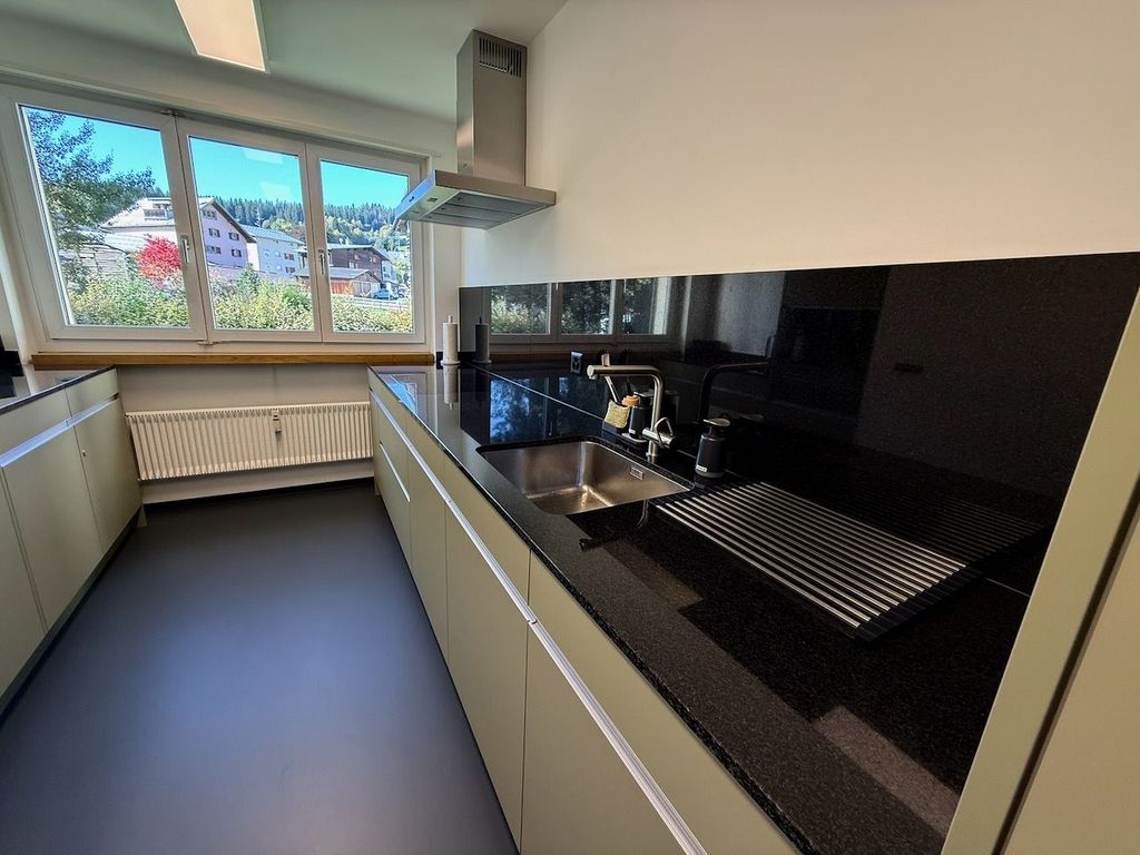 Kitchen with view