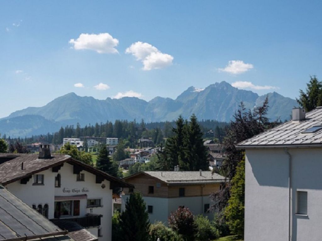 Aussicht auf die Signina-Berggruppe