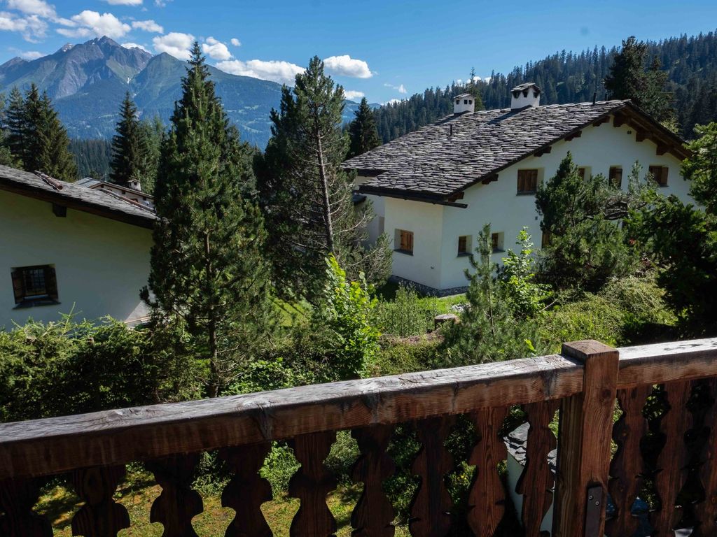 Blick vom Balkon