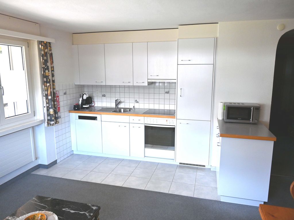 Ansicht Küche im Wohnzimmer