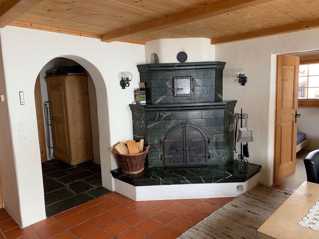 Casa Ravinatscha, Brigels, Wohnzimmer