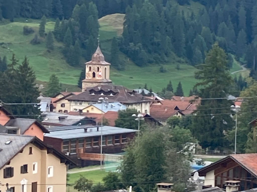 Blick vom Balkon