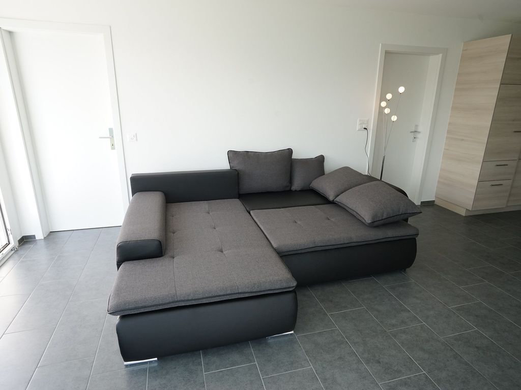 Schlafcouch im Wohnzimmer