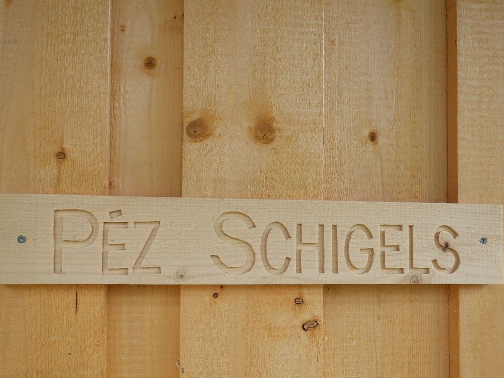Ferienhaus Schigels, Hausbeschriftung