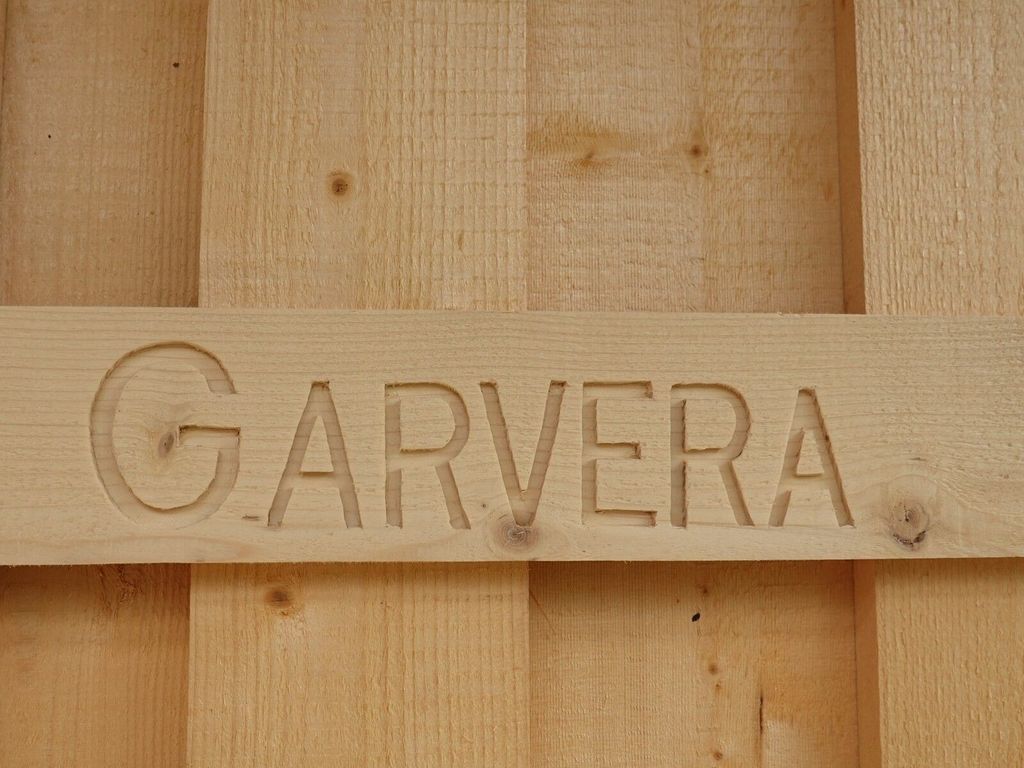 Ferienhaus Garvera, Hausbeschriftung