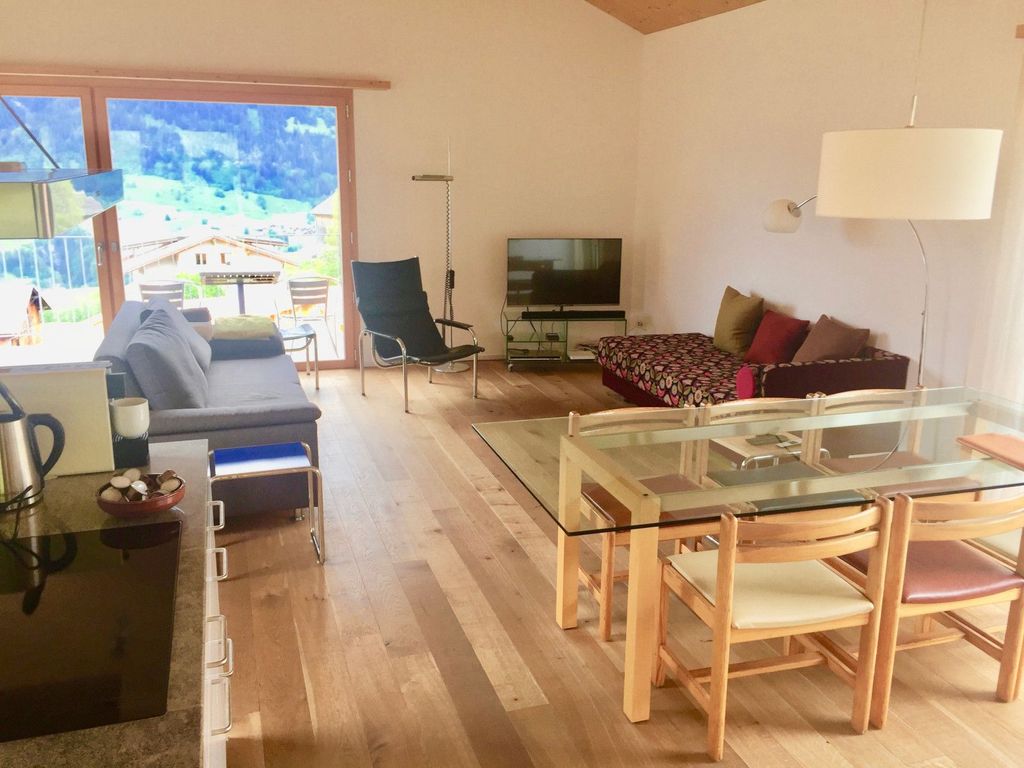Ferienhaus Balcon Sulegliv - Wohnzimmer / Essecke