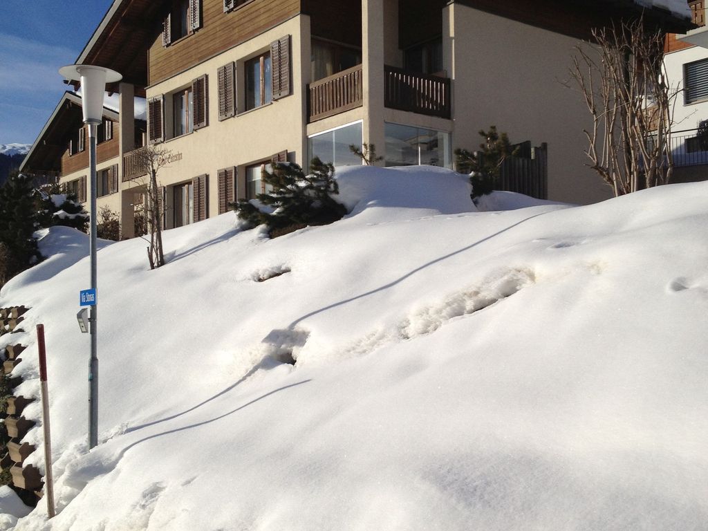 Casa Culeischen Aussenansicht Winter