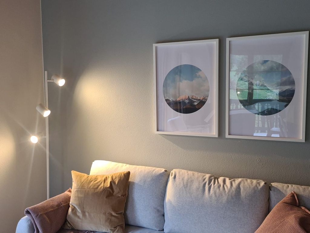 Wohnzimmer mit Schlafcouch