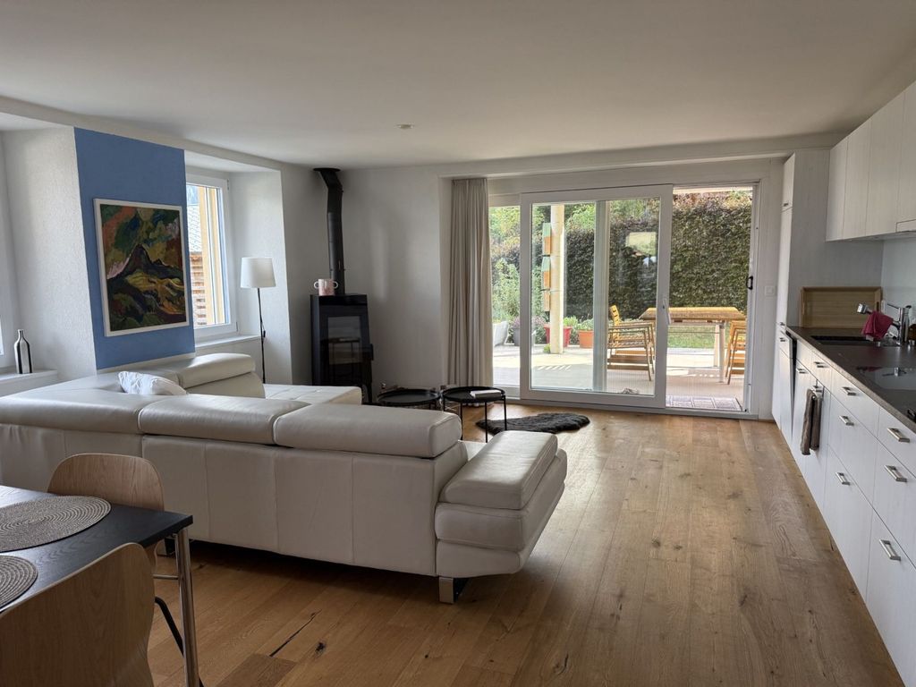 Ferienwohnung Guardaval - Wohnzimmer / Küche