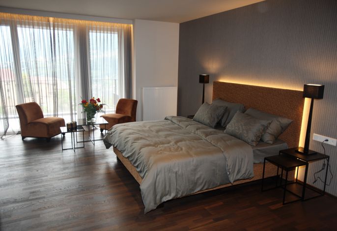 Superiorzimmer Top "Zeisig" 30m² mit Terrasse 20m²