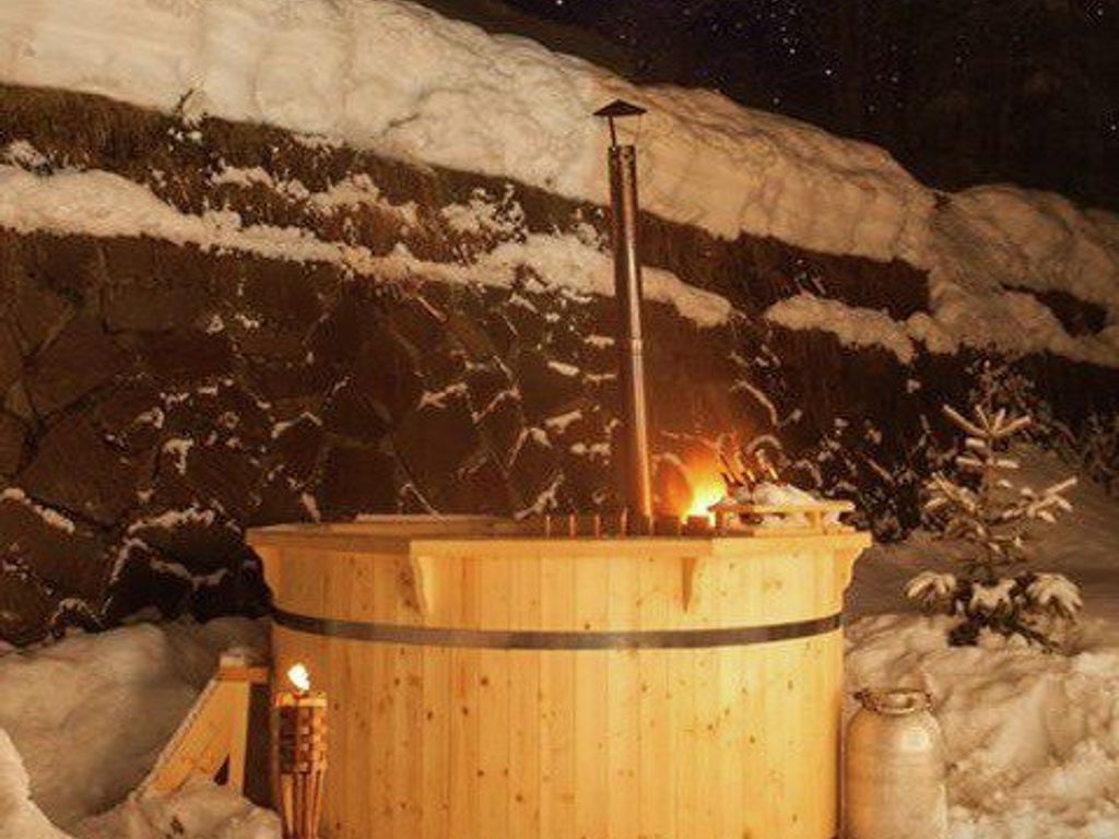 Outdoor-Badezuber im Rider Hotel