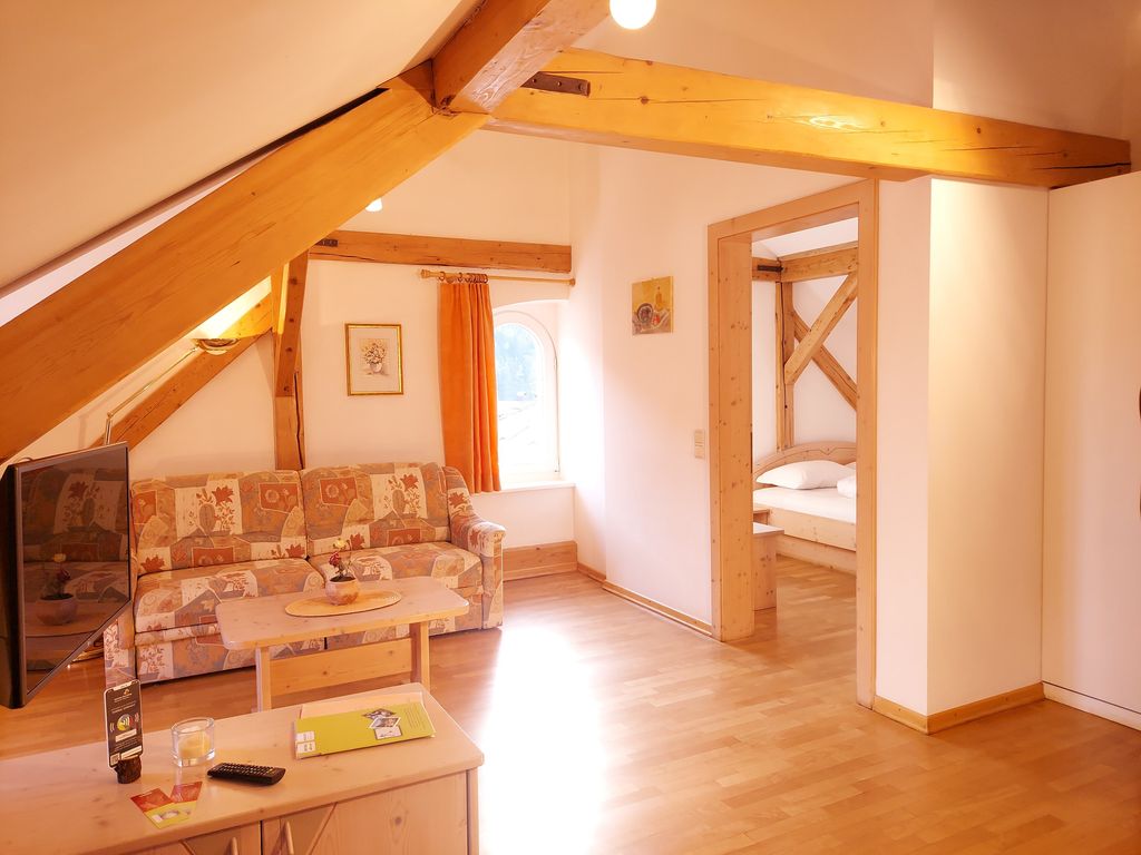 Appartment Herbstsonne Wohnschlafküche
