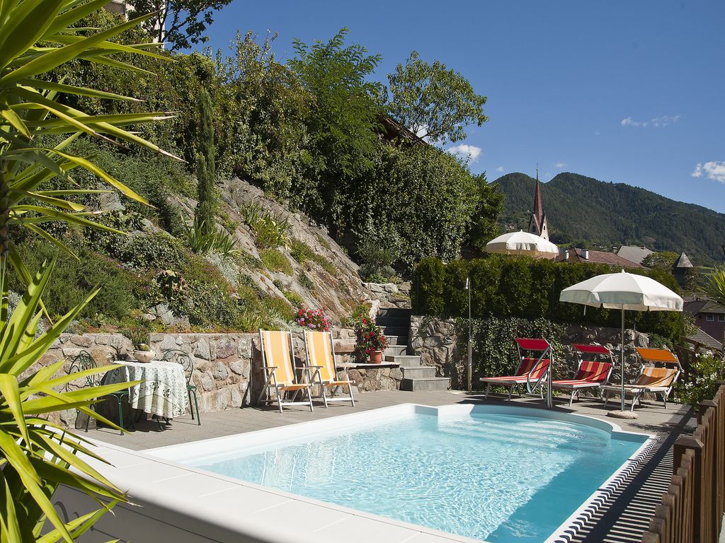Unser Schwimmbad mit Panoramaaussicht