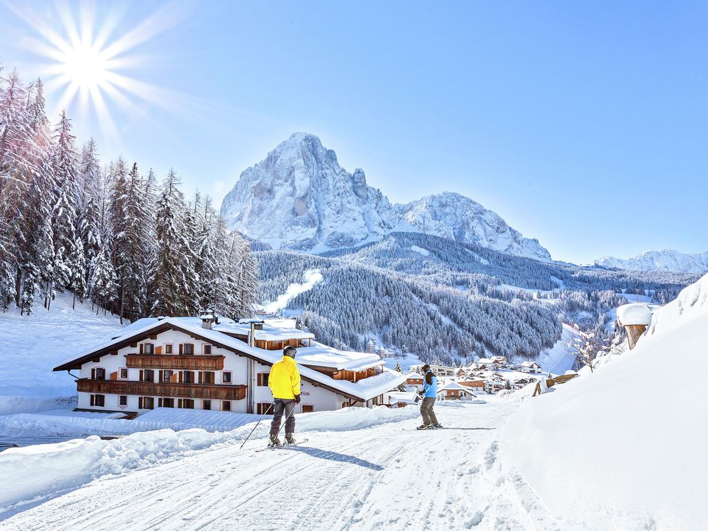Auf Skiern bis auf unsere Terrasse