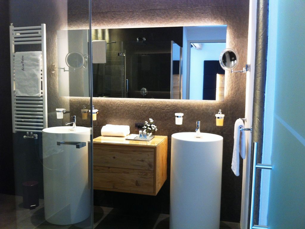 Ferienwohnung Dolomiten La vie Deluxe Badezimmer