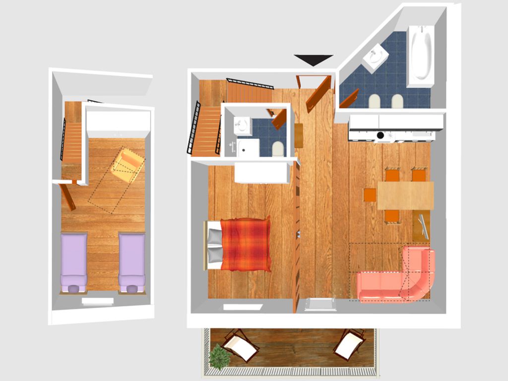 Residence La Tambra Soppalco con balcone
