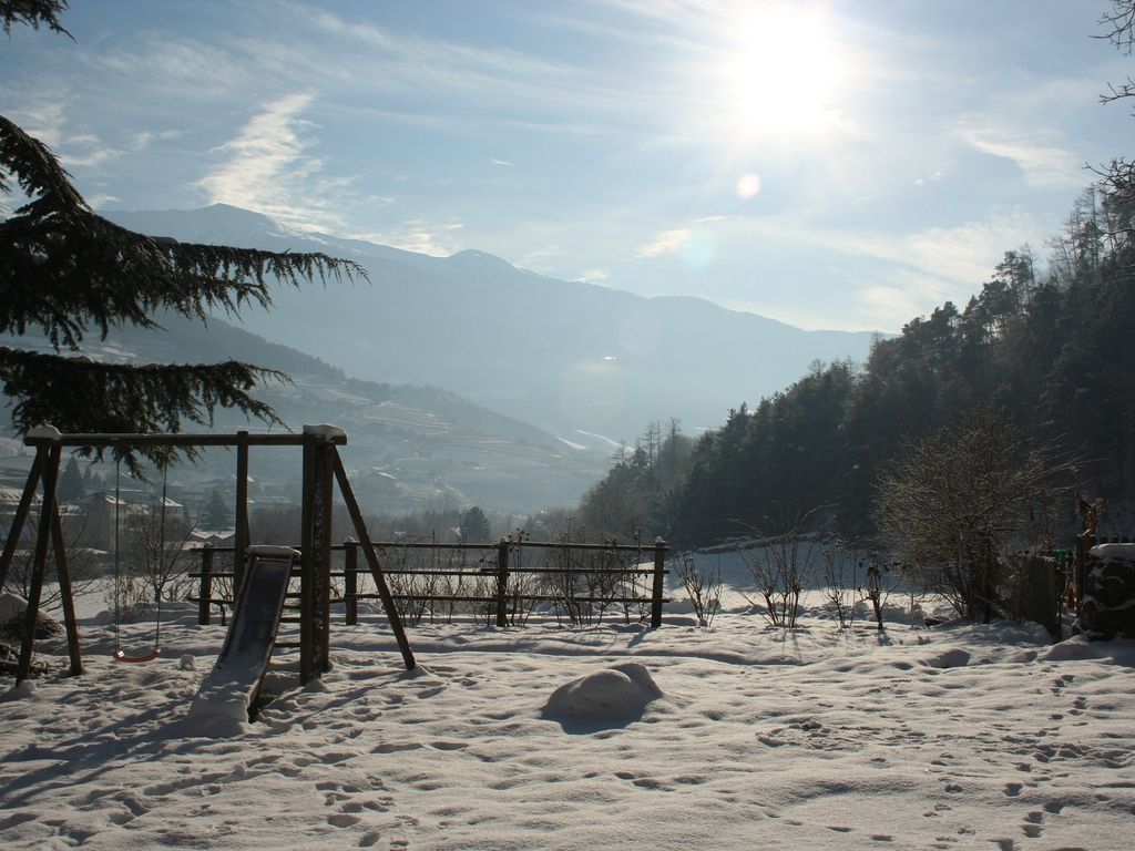 Blick zur Plose im Winter