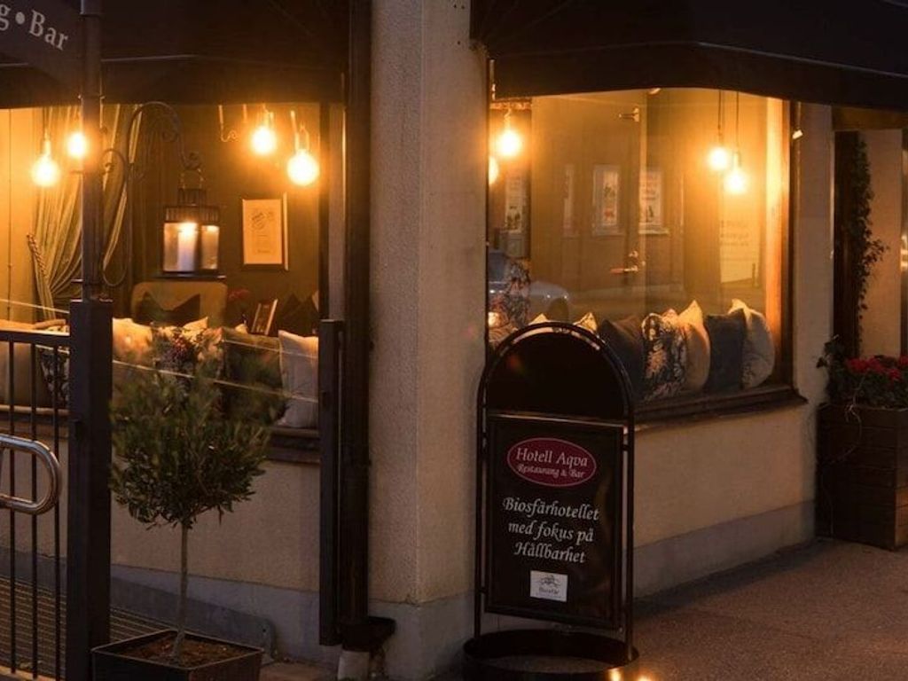Hotell Aqva Restaurang & Bar – Ett Biosfärhotell med fokus på hållbarhet