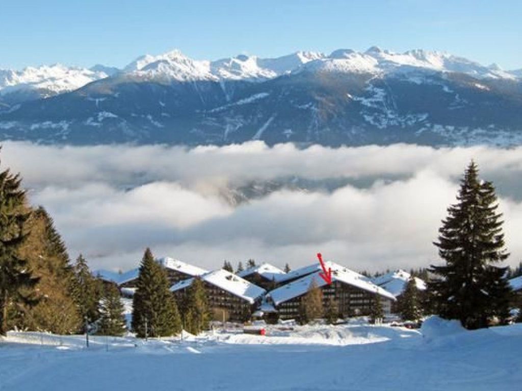 Ski-in Wohnung in Anzere mit Parkplatz