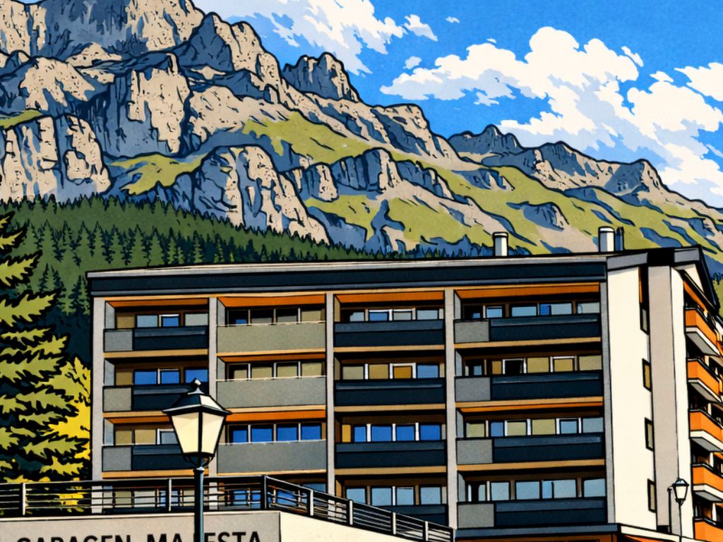 Majesta Leukerbad # 5-bed apartment, Dusche, WC